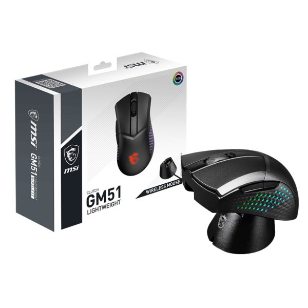 Msi Clutch Gm51 Lightweigth Rgb Optik Kablosuz Gaming Mouse 3