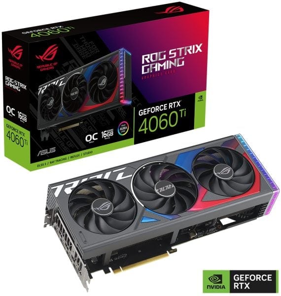 ROG Strix GeForce RTX™ 4060 Ti OC Edition 16GB GDDR6