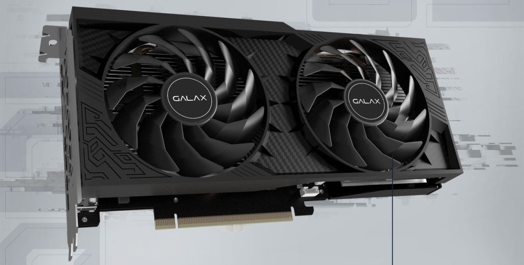GALAX GeForce RTX 4060 1-Click OC 2X 8GB Ekran Kartı a5