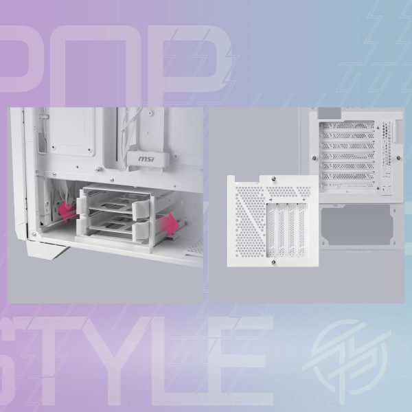 MSI GUNGNIR 300R ARGB Airflow Beyaz Kasa a5