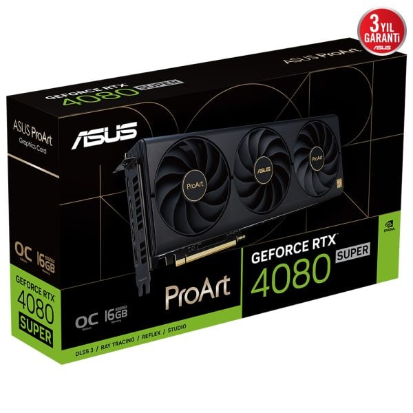 Asus Proart Geforce Rtx 4080 Super Oc 16gb Gddr6x 256 Bit Dlss 3 Ekran Karti 18