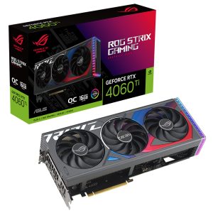 Asus Rog Strix Geforce Rtx 4060 Ti 16gb Gddr6 128 Bit Dlss 3 Ekran Karti