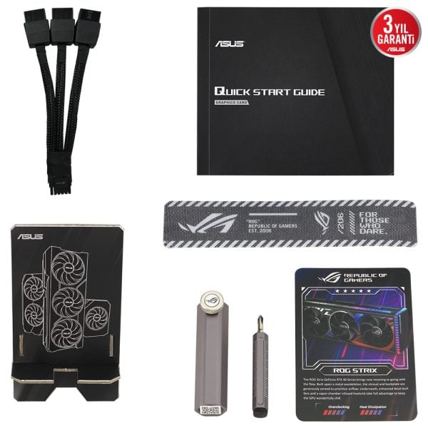 Asus Rog Strix Geforce Rtx 4080 Super 16gb Gddr6x 256 Bit Dlss 3 Ekran Karti 12