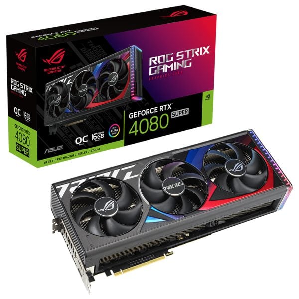 Asus Rog Strix Geforce Rtx 4080 Super Oc 16gb Gddr6x 256 Bit Dlss 3 Ekran Karti