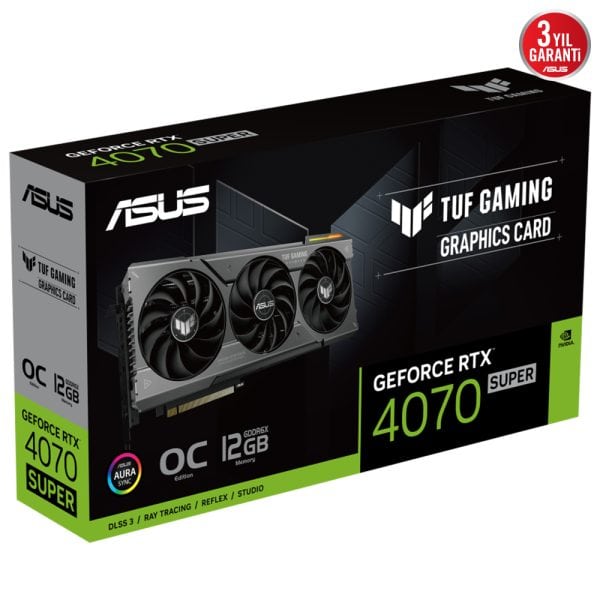 Asus Tuf Gaming Geforce Rtx 4070 Super Oc 12gb Gddr6x 192 Bit Dlss 3 Ekran Karti 13