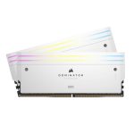 Corsair Dominator Titanium White RGB 32GB (2x16GB) 7200MHz CL34 DDR5 Ram (CMP32GX5M2X7200C34W)