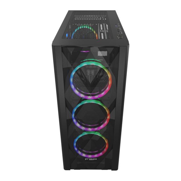 Fsp Cmt595al Rgb Siyah Mid Tower Hyper Pro H3 650 650w 80 Bronze Gaming Kasa 1