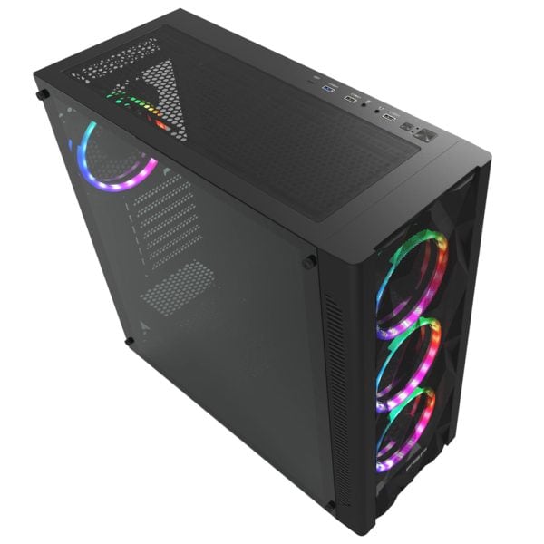 Fsp Cmt595al Rgb Siyah Mid Tower Hyper Pro H3 650 650w 80 Bronze Gaming Kasa 3