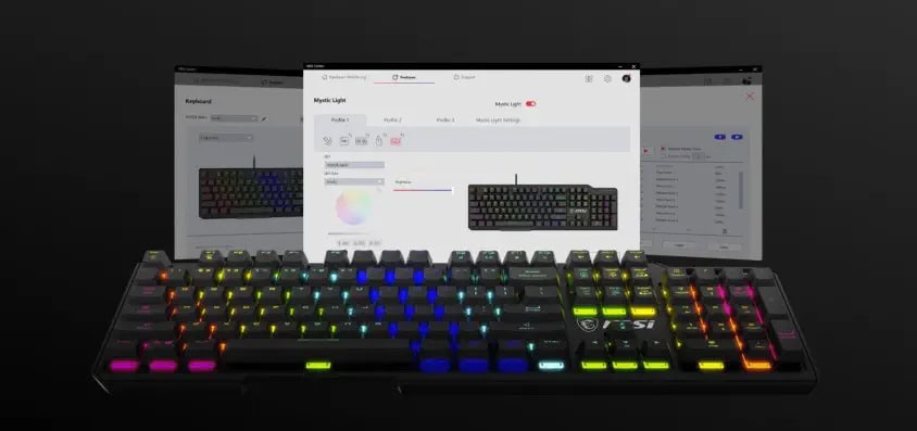 MSI VIGOR GK41 LR TR Klavye h6