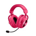 Logitech G PRO X 2 LIGHTSPEED Alüminyum Kablosuz Bluetooth Gaming Kulaklık – Magenta (981-001275)