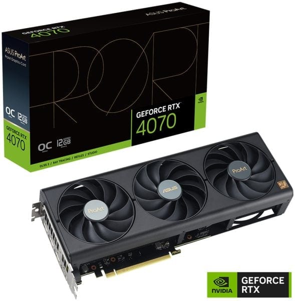 ProArt GeForce RTX™ 4070 OC edition 12GB GDDR6X ASUS ProArt GeForce RTX 4070 OC 12GB Ekran Kartı a3