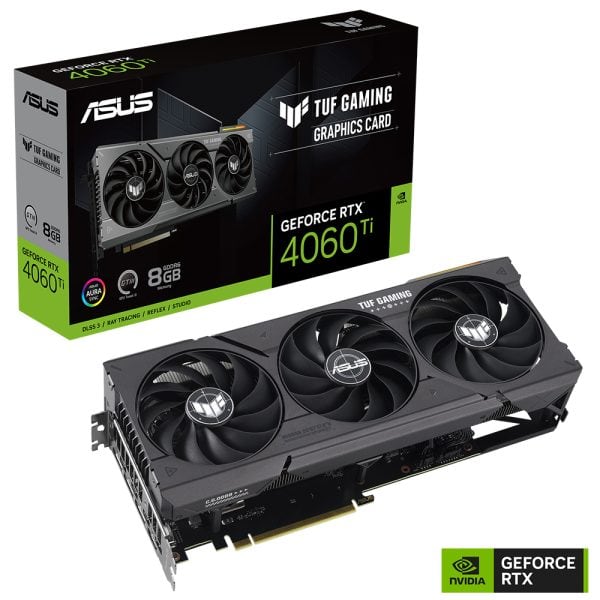 ASUS TUF Gaming GeForce RTX™ 4060 Ti 8GB GDDR6 ASUS TUF Gaming GeForce RTX™ 4060 Ti 8GB GDDR6