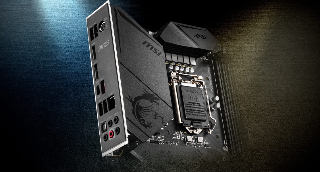 MSI MPG Z490 GAMING PLUS PRE-INSTALLED IO SHIELDING