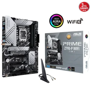 Asus Prime Z790 P Wifi Csm 7200mhz Oc Ddr5 Soket 1700 M 2 Hdmi Dp Atx Anakart Yh2