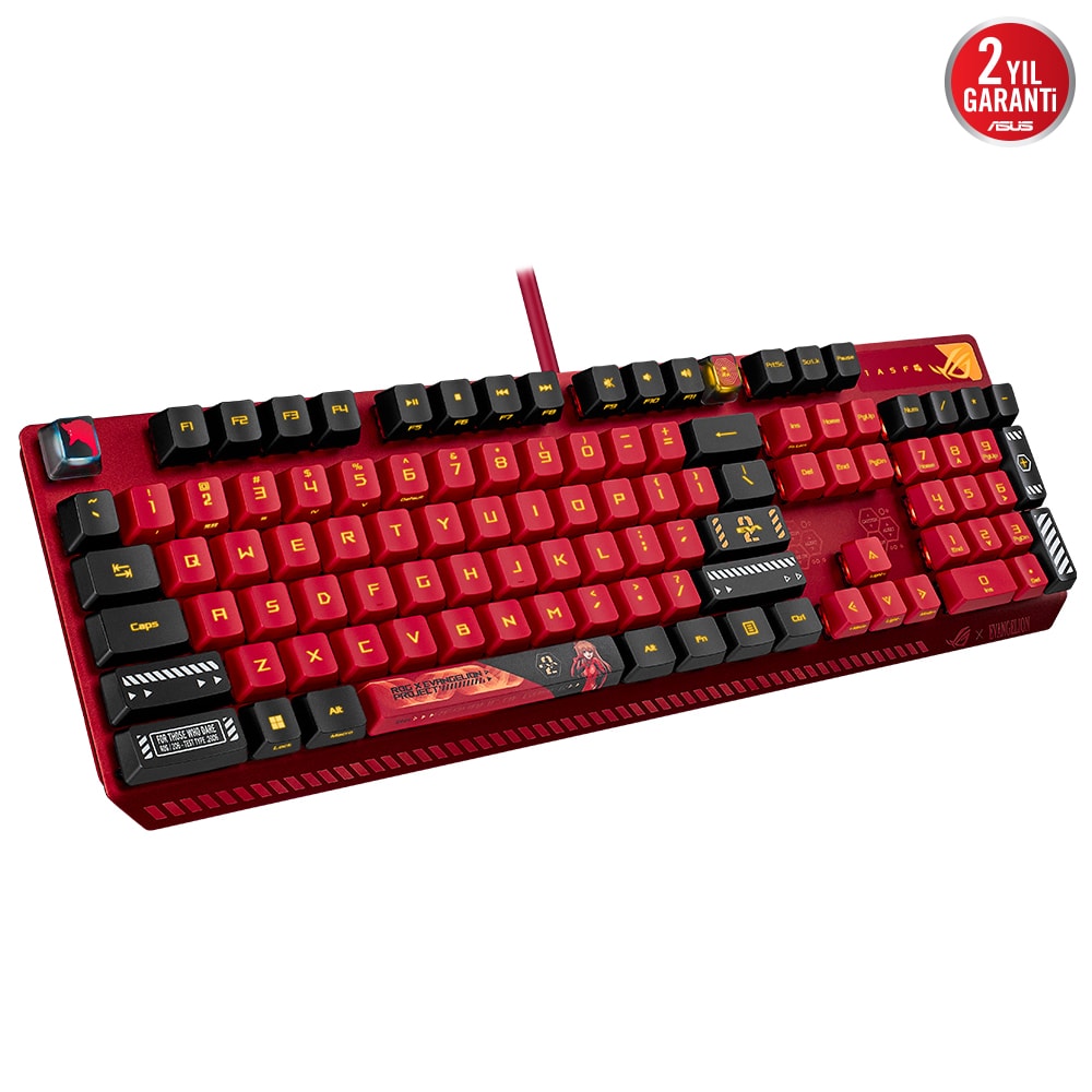 極美品 XA13 ROG STRIX SCOPE RX EVA-02/RD/US ASUS ROG Strix Scope RX EVA-02 Edition RX Red Switch RGB Kablolu