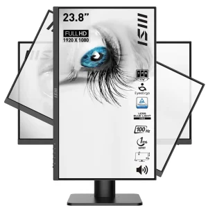 Msi Pro Mp243xp 23 8 Inc 100hz 1ms Flat Ips Freesync Full Hd Anti Glare Monitor Yh1