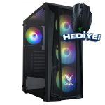 RAPTOR-DUAL4070 / INTEL i5-13400F / ASUS Dual GeForce RTX 4070 OC 12GB / 16GB RAM / 500GB M.2 SSD Gaming Bilgisayar (Razer Mouse Hediyeli)