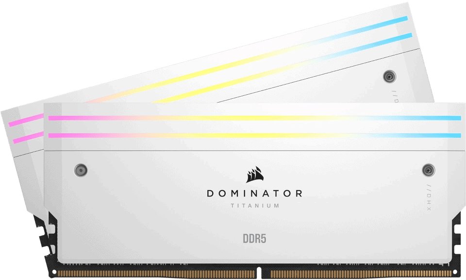 Corsair Dominator Titanium White RGB Ram a2