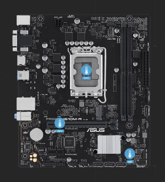 ASUS Prime H610M-R-SI Anakart a8