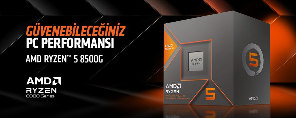 AMD Ryzen 5 8500G 5.0GHz 16MB Önbellek 6 Çekirdek AM5 İşlemci