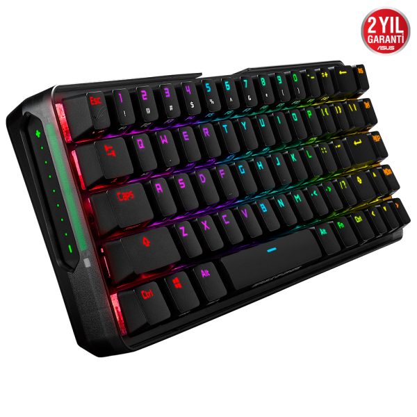 Asus Rog Falchion Nx Red Switch Rgb Kablosuz Turkce Mekanik Gaming Klavye 3