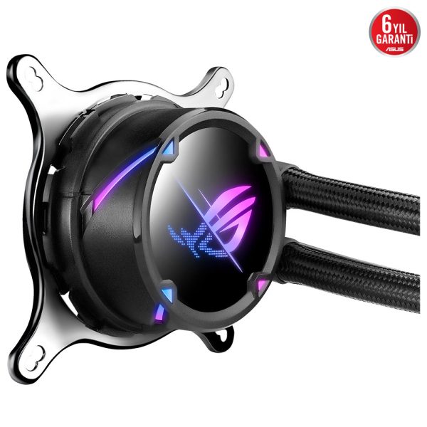 Asus Rog Strix Lc Ii 240 Rgb V2 240mm Intel Intel Amd Uyumlu Islemci Sivi Sogutucu 2