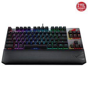 Asus Rog Strix Scope Tkl Deluxe Rog Cherry Mx Red Turkce Rgb Mekanik Gaming Klavye 1