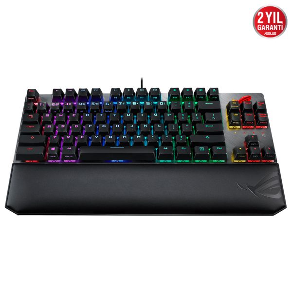 Asus Rog Strix Scope Tkl Deluxe Rog Cherry Mx Red Turkce Rgb Mekanik Gaming Klavye 1