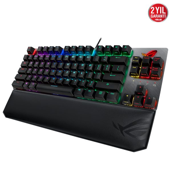 Asus Rog Strix Scope Tkl Deluxe Rog Cherry Mx Red Turkce Rgb Mekanik Gaming Klavye 2