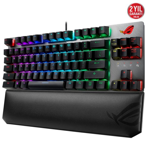 Asus Rog Strix Scope Tkl Deluxe Rog Cherry Mx Red Turkce Rgb Mekanik Gaming Klavye 4