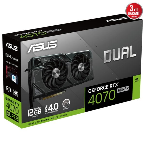 Asus Dual Geforce Rtx 4070 Super 12gb Gddr6x 192 Bit Dlss 3 Ekran Karti 11