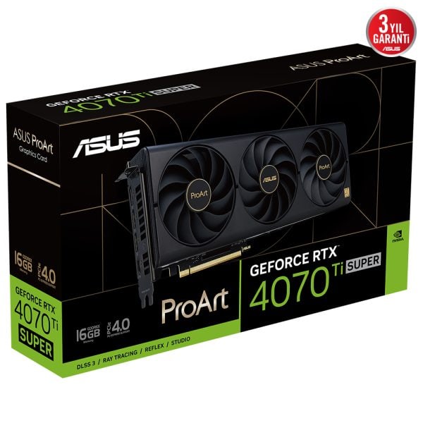 Asus Proart Geforce Rtx 4070 Ti Super 16gb Gddr6x 256 Bit Dlss 3 Ekran Karti 13