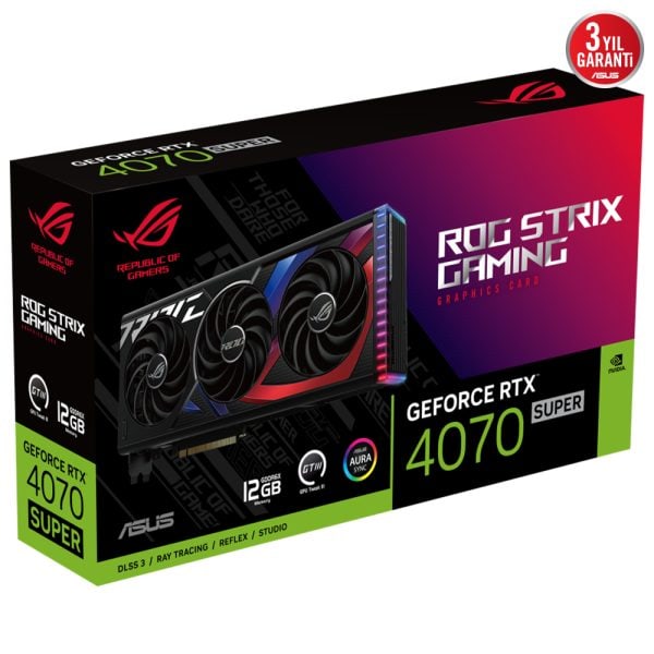 Asus Rog Strix Geforce Rtx 4070 Super 12gb Gddr6x 192 Bit Dlss 3 Ekran Karti 15