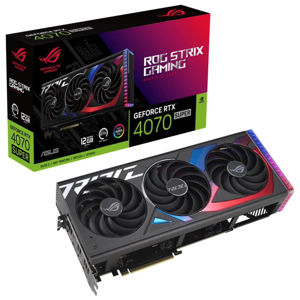 Asus Rog Strix Geforce Rtx 4070 Super 12gb Gddr6x 192 Bit Dlss 3 Ekran Karti