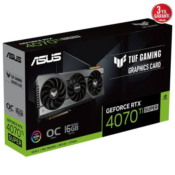 Asus Tuf Gaming Geforce Rtx 4070 Ti Super Oc 16gb Gddr6x 256 Bit Dlss 3 Ekran Karti 14