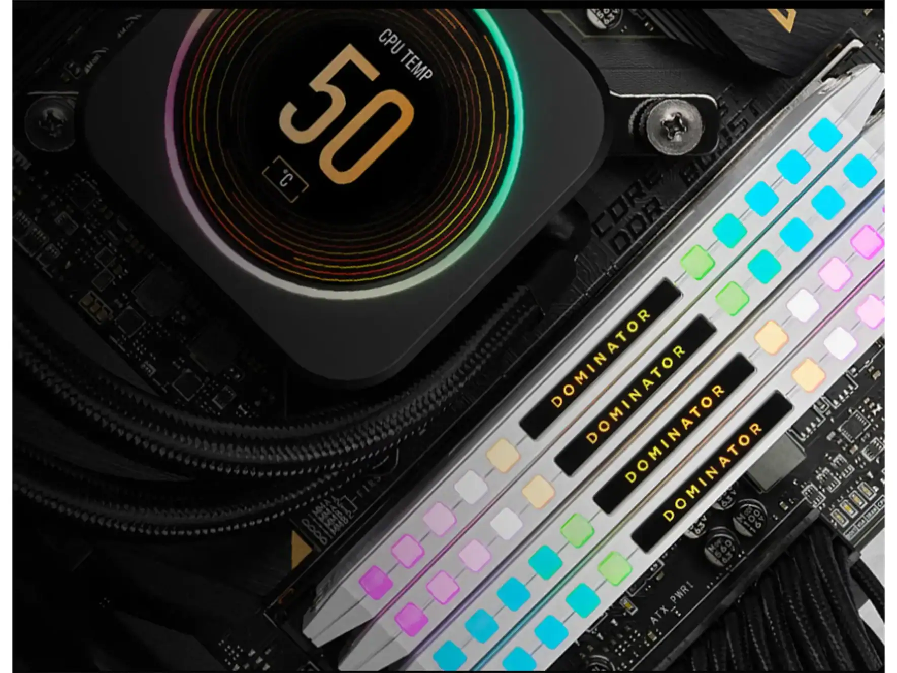 Corsair Dominator Platinum Rgb 32gb 2x16gb 6200mhz Cl36 Ddr5 Ram Cmt32gx5m2x6200c36 H3