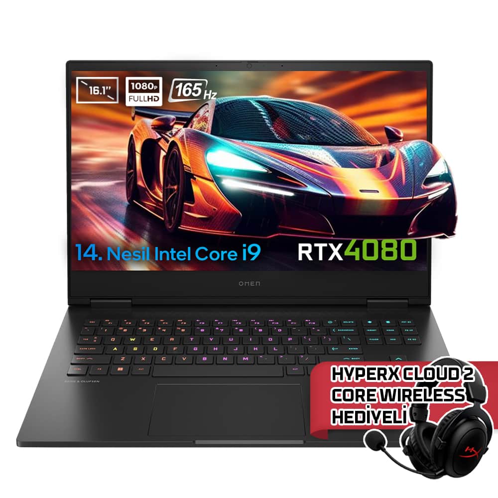 Hp Omen 16 Wf1010nt 9j2a5ea Intel Core I9 14900hx 32gb Ddr5 1tb Ssd Rtx4080 12gb 16 1 Inc 165 Hz Full Hd Freedos Gaming Bilgisayar Ys