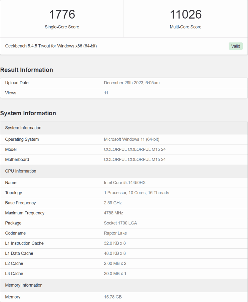 Intelin Butce Dostu 14 Nesil Core I5 20240103 2