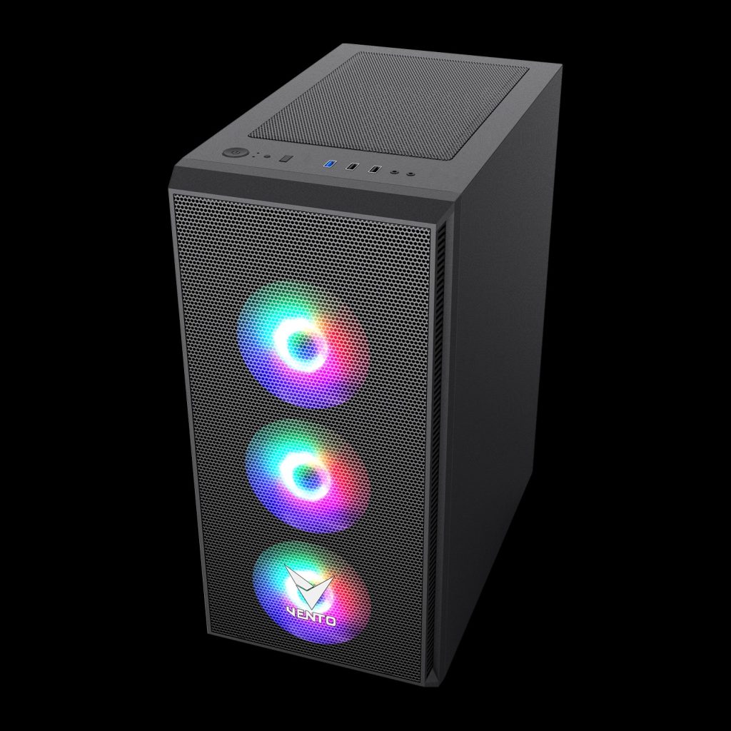 Vento Vg07f Rgb Siyah Mid Tower Atx Fsp Hydro K Pro 750w 80 Bronze Gaming Kasa H2