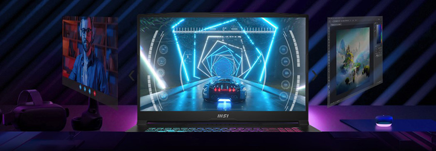 MSI KATANA A17 AI B8VE-854XTR AMD Ryzen 7-8845HS 16GB DDR5 512GB SSD RTX4050 6GB 17.3 inç Full HD 144Hz Freedos Gaming Laptop 12