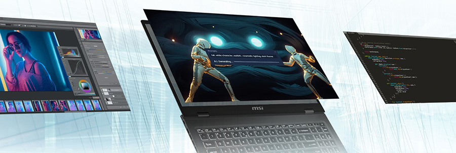 MSI PRESTIGE 16 AI STUDIO B1VFG-027TR Gaming Laptop a8
