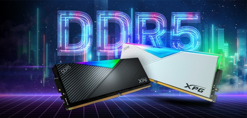 Xpg Lancer Rgb 16gb 5200mhz Cl38 Ddr5 Ram Ax5u5200c3816g Clarbk H