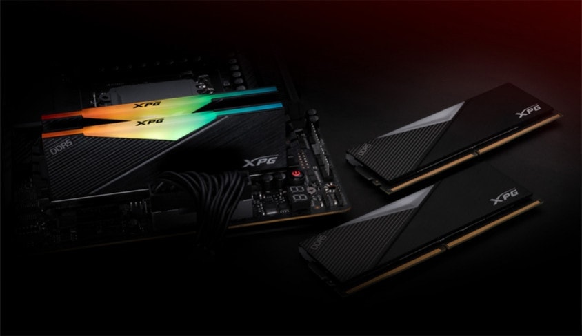 Xpg Lancer Rgb 16gb 5200mhz Cl38 Ddr5 Ram Ax5u5200c3816g Clarbk H4