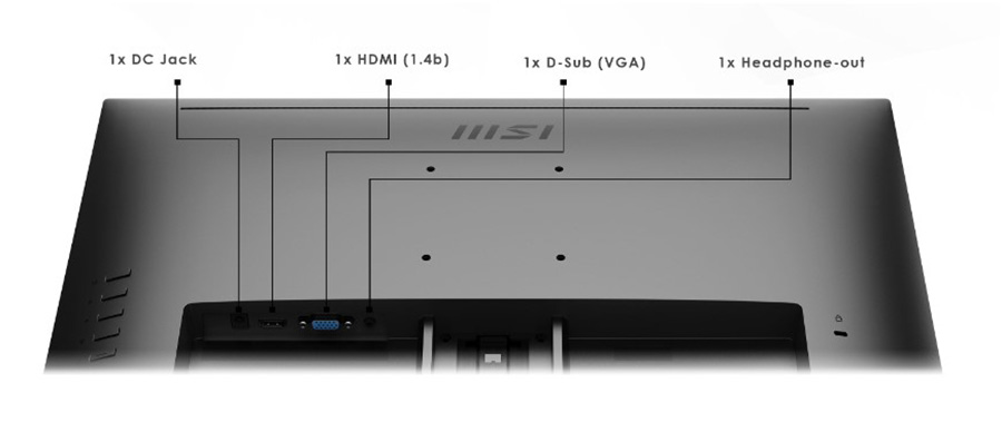 MSI PRO MP223 21.5 inç 100Hz 1Ms FLAT VA Freesync Full HD Monitör h17