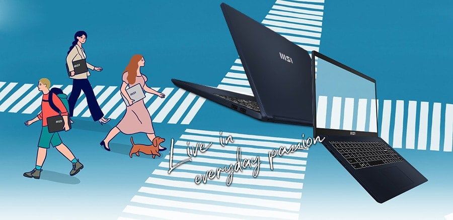 MSI MODERN 15 B12MO-814XTR Intel Core i7-1255U 16GB 512GB SSD 15.6 inç Full HD Freedos Laptop 2