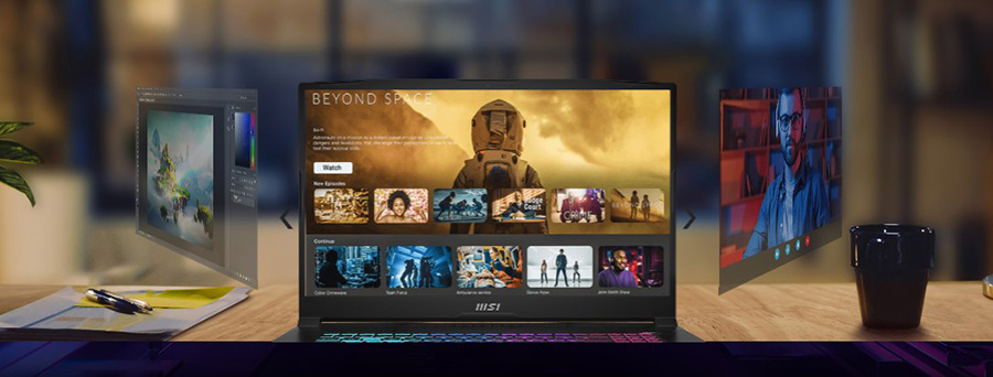 MSI KATANA A17 AI B8VG-862XTR AMD Ryzen 9-8945HS 32GB DDR5 1TB SSD RTX4070 8GB 17.3 inç Full HD 144Hz Freedos Gaming Laptop h13