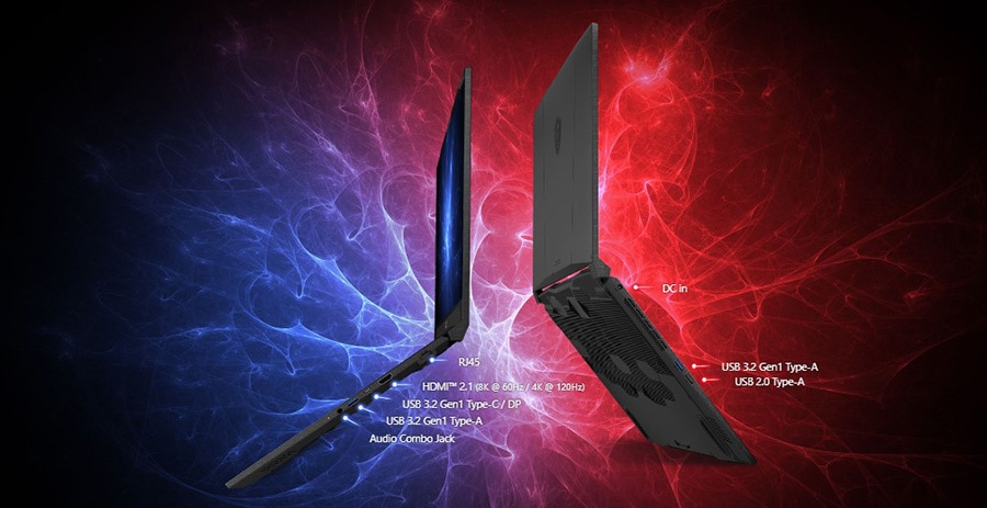 MSI KATANA A17 AI B8VG-862XTR AMD Ryzen 9-8945HS 32GB DDR5 1TB SSD RTX4070 8GB 17.3 inç Full HD 144Hz Freedos Gaming Laptop h18