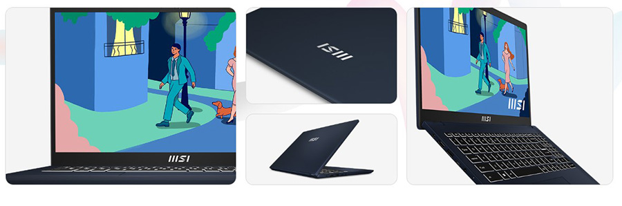 MSI MODERN 15 B12MO-814XTR Intel Core i7-1255U 16GB 512GB SSD 15.6 inç Full HD Freedos Laptop 4