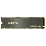 ADATA Legend 840 1TB PCIe Gen4 x4 Okuma 5000MB – Yazma 4500MB M.2 SSD (ALEG-840-1TCS)