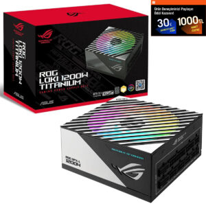 Asus Rog Loki 1200t Sfx L 1200w 80+ Titanium Full Modüler 120mm Fanlı Güç Kaynağı 1
